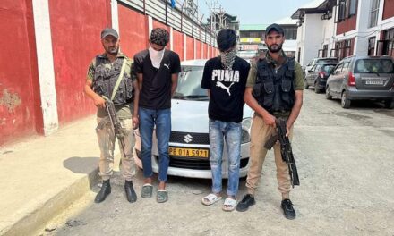Police arrests two eve teasers in Srinagar