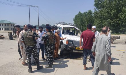 Seven injured in Bijbehara road accident