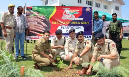 Police observes “Meri Maati Mera Desh” campaign in various police establishments across valley