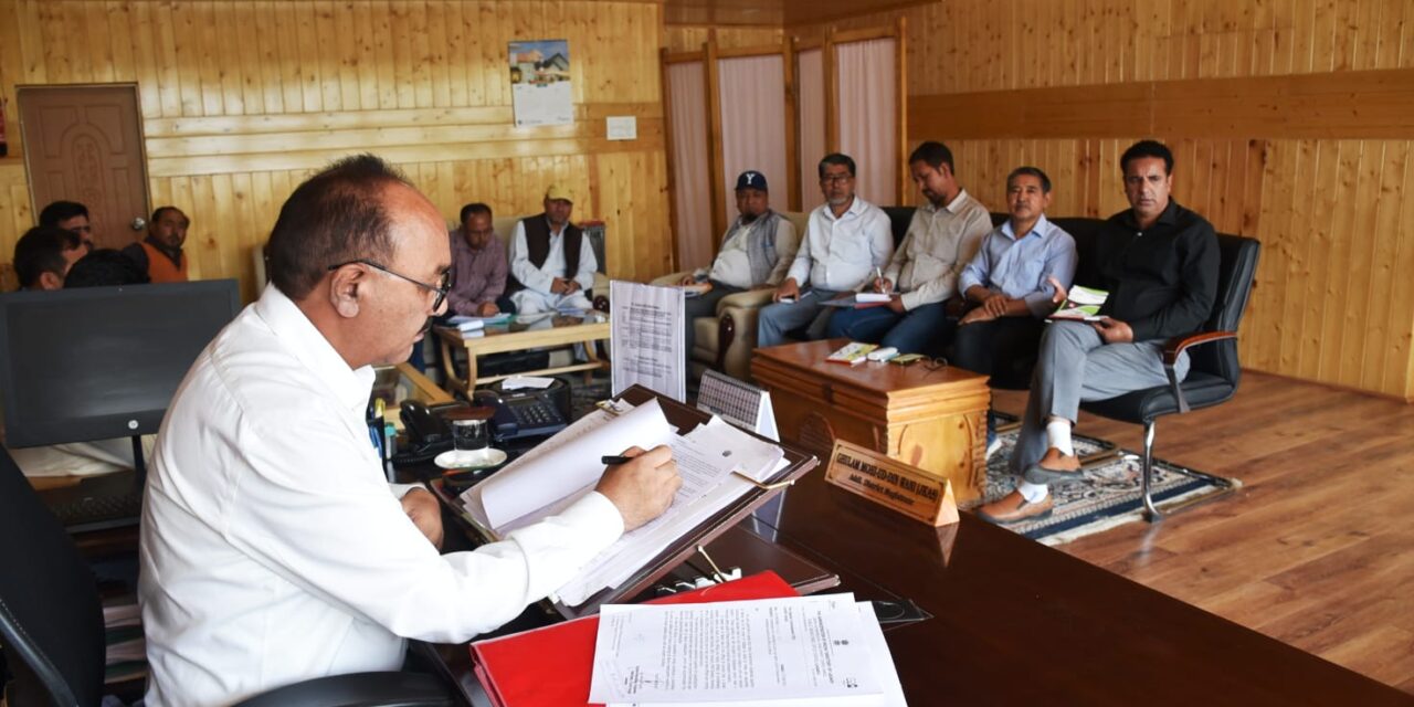 ADC Kargil chairs preparatory meeting ahead of Independence Day celebration