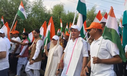 Huge participation in Tiranga Rally ‘big answer’ to those who claimed none would pick up Tri-colour in Kashmir: LG Manoj Sinha