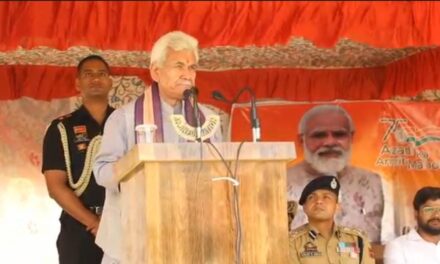 Conflict tag on Kashmir’s face was ‘business for some people’ to fill their own coffers: LG Manoj Sinha