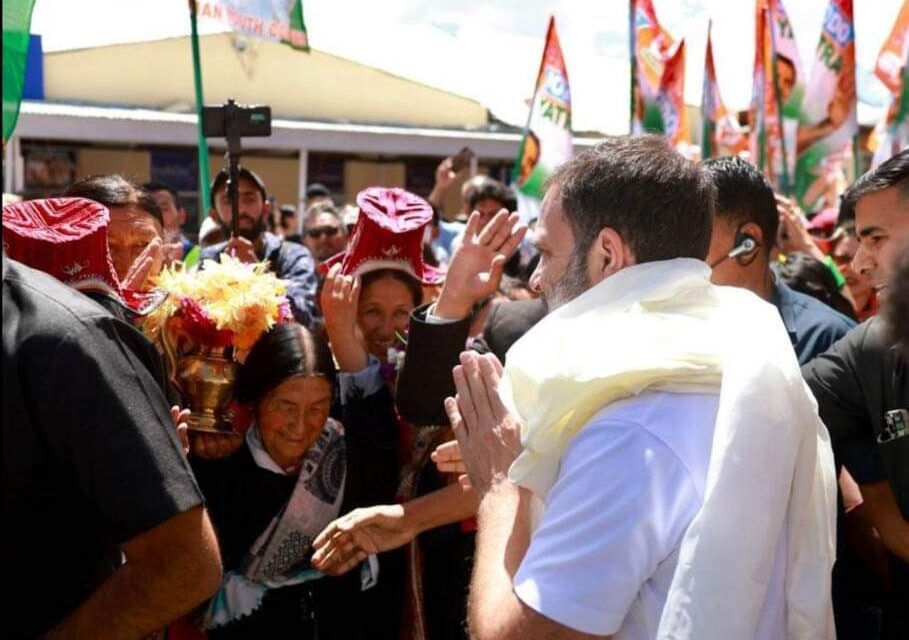 Rahul Gandhi on 2-day private trip to Ladakh;Likely to meet local Congress leaders