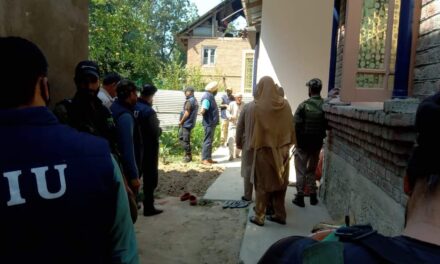 SIU Awantipora conducts raid in Awantipora