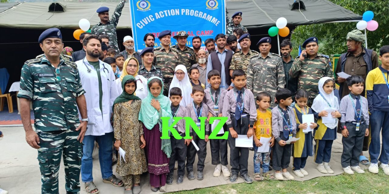 CRPF 118BN Gund organise free medical camp in Hariganiwan Kangan