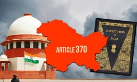 No question of Brexit-like referendum on abrogation of Article 370: SC