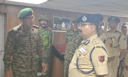 DGP visits Rajouri and Poonch,chairs officers meetings;Work in synergy for providing better security environment to people: DGP to officers