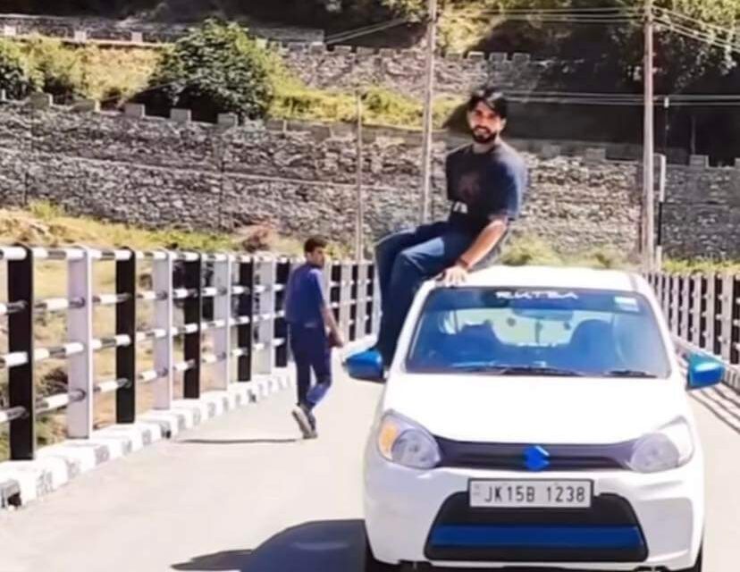 ARTO Bandipora blacklists vehicle involved in stunt incident