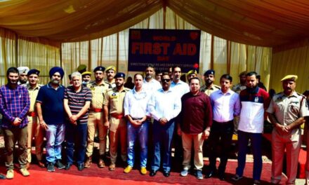 “World First Aid Day” observed in Fire & Emergency Services at headquarters of Batmaloo Srinagar & Gandhinagar Jammu