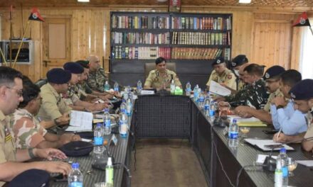 ADGP Kashmir Zone chairs high level meeting in Anantnag