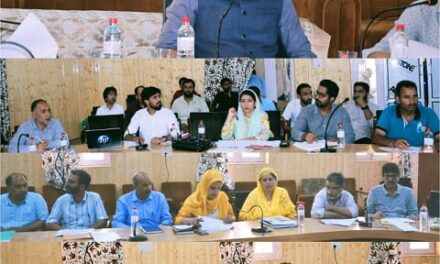Continuing Block Level review meetings;Deputy Commissioner Pulwama chairs meeting in Tral.
