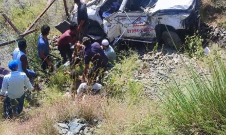 Cop killed, 3 injured as vehicle veers off road in Ramban