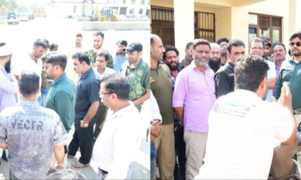 DC Ganderbal inspects several public utilities at Bus Stand