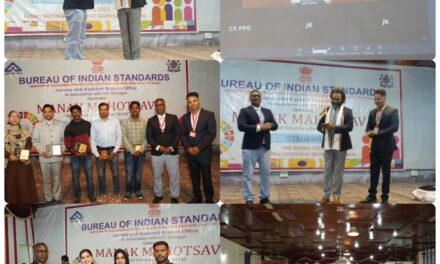 BIS Celebrate Manak Mahotsav on theme Shared Vision for Better World at NIT Srinagar