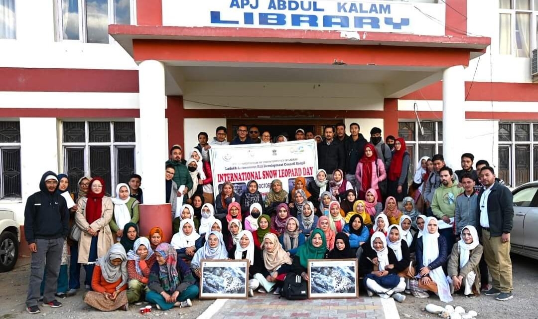 Wildlife Division Kargil observes International Snow Leopard Day
