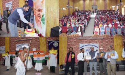 Culmination of Activities Under Gandhi Jayanti Program;Mega Event at Government Degree College Boys Pulwama