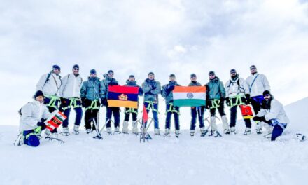 Army’s team of 15 mountaineers scale Mount Harmukh at 16,870 feet
