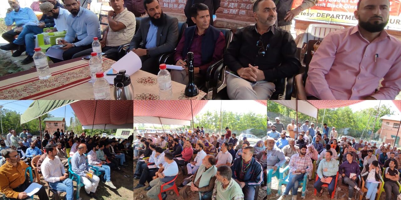 Block Diwas: ADDC Gbl holds mega public darbar at Safapora