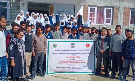 Faculty of Forestry, SKUAST-Kashmir organised Awareness programme on Potential and prospectus of WEFs under MSME