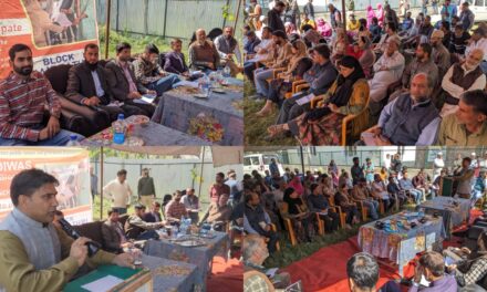 District Admin Gbl conducts Block Diwas at Gogji Gund