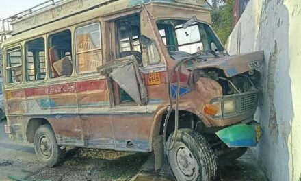 Driver dies after passenger bus turns turtle in Srinagar outskirts