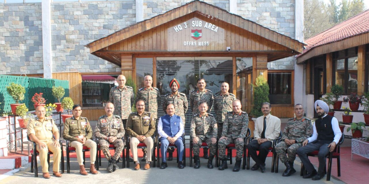 J&K LG’s advisor chairs multi-agency security review meeting in Srinagar