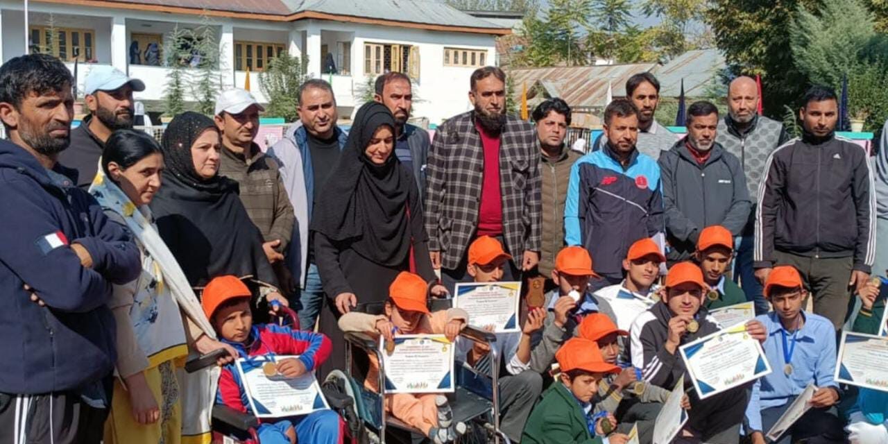 CEO Ganderbal organises Sports event for CWSN under Samagra Shiksha