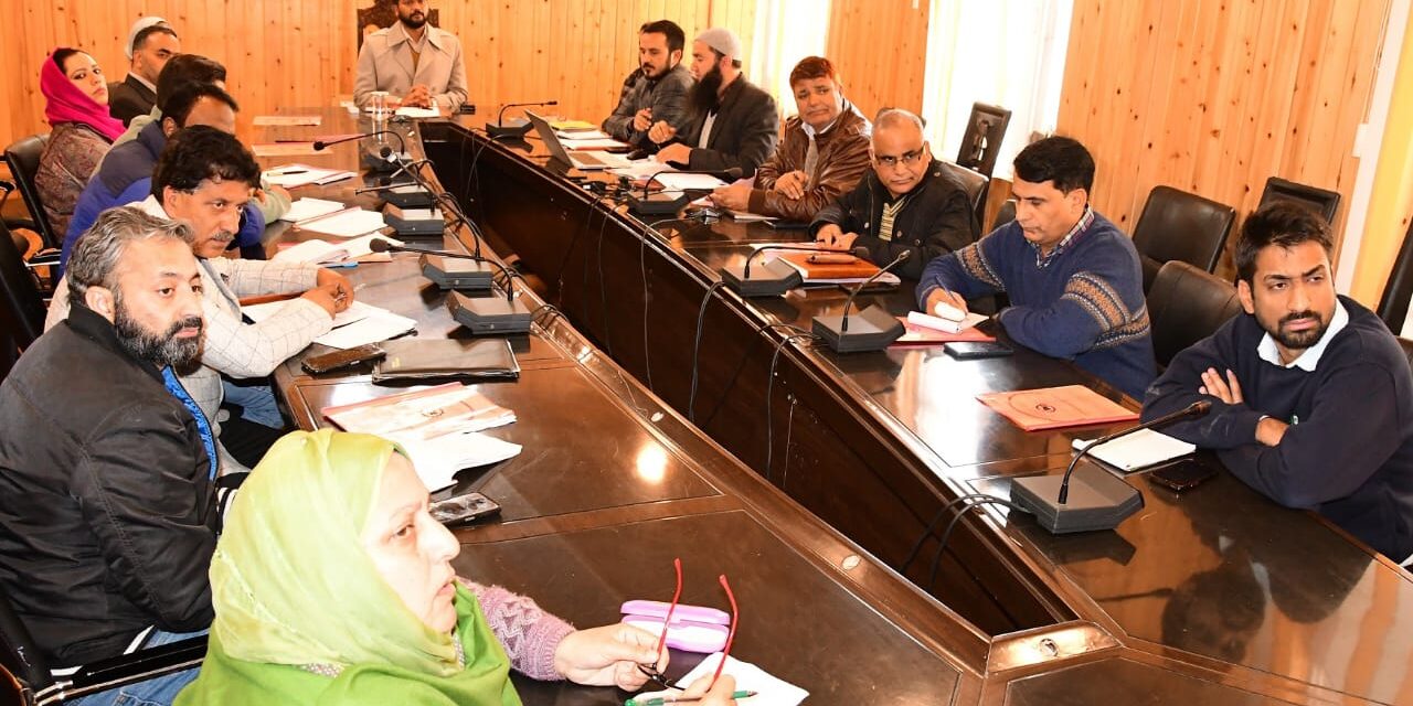 DC Ganderbal chairs 1st working committee meet of VIKALP