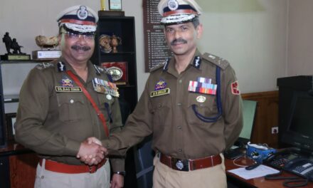 R.R Swain takes over as 17th DGP of Jammu and Kashmir