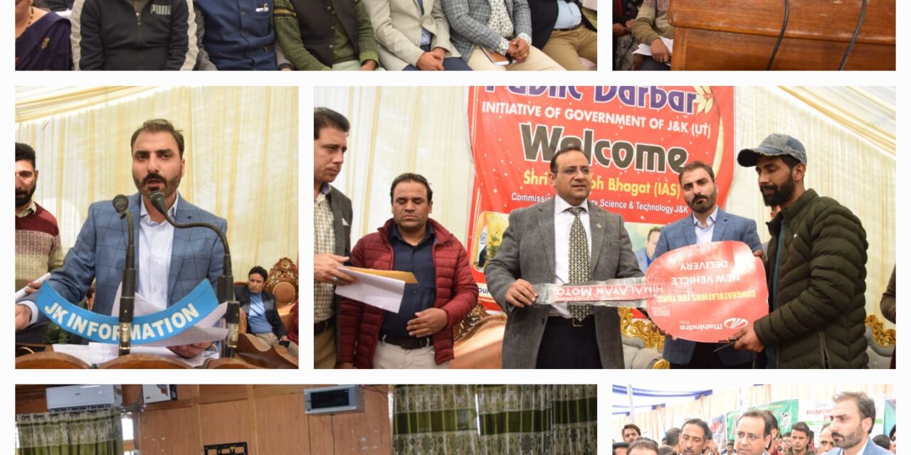 Saurabh Bhagat Chairs UT Foundation Day, Rashtriya Ekta Diwas celebrations, and Public Darbar in Pulwama