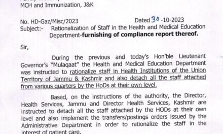 Health department asks directors to detach all staff attached by heads, implement transfer orders