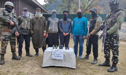 4 Militant Associates of LeT/ TRF arrested in Baramulla; Arms/ ammunition recovered 