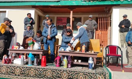 Executive Councilor, LAHDC, Kargil inspects work progress of WSS Stongdey