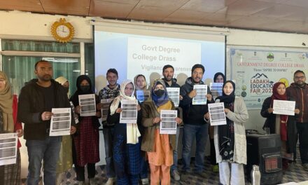 GDC Drass observes Vigilance Awareness Week