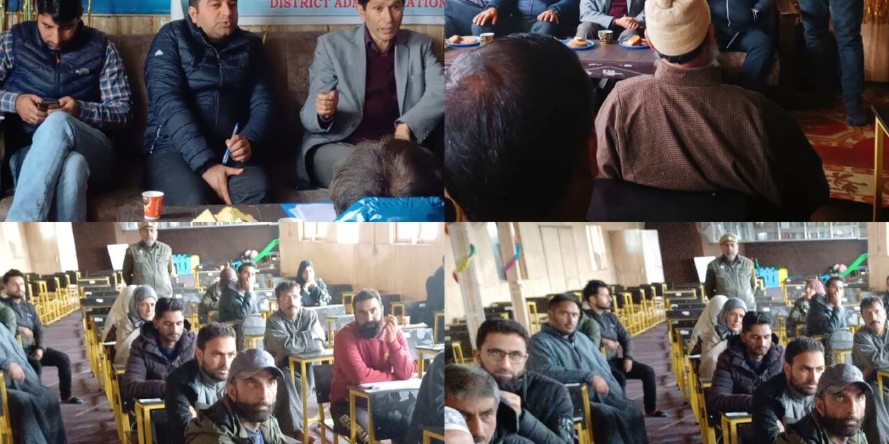 Second round of B2V-5 concludes in 39 Panchayats of Ganderbal District, 85 Panchayats covered in total;ADDC listens public issues at Panchayat Nagbal