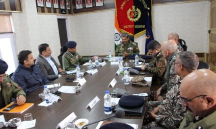 DGP J&K visits Kulgam, reviews Security scenario of the District; Chairs high level meeting of Police, Army and CAPFs officers
