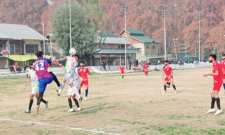 Ganderbal Police Organised football tournament under civic action program.