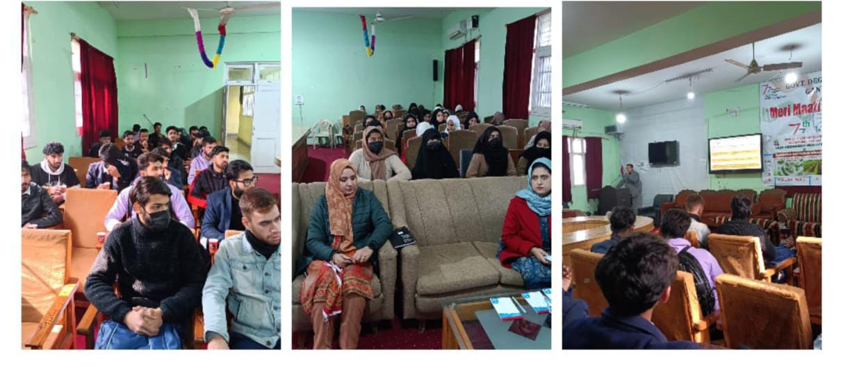 Division of Vegetable science, Faculty of Horticulture , SKUAST- Kashmir organised one day Entrepreneurship Awareness program at GDC Ganderbal