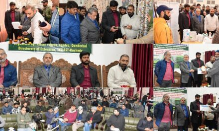 KVK Gbl holds mega Interactive/ Training, awareness, Technology Exhibition on GAPs under HADP