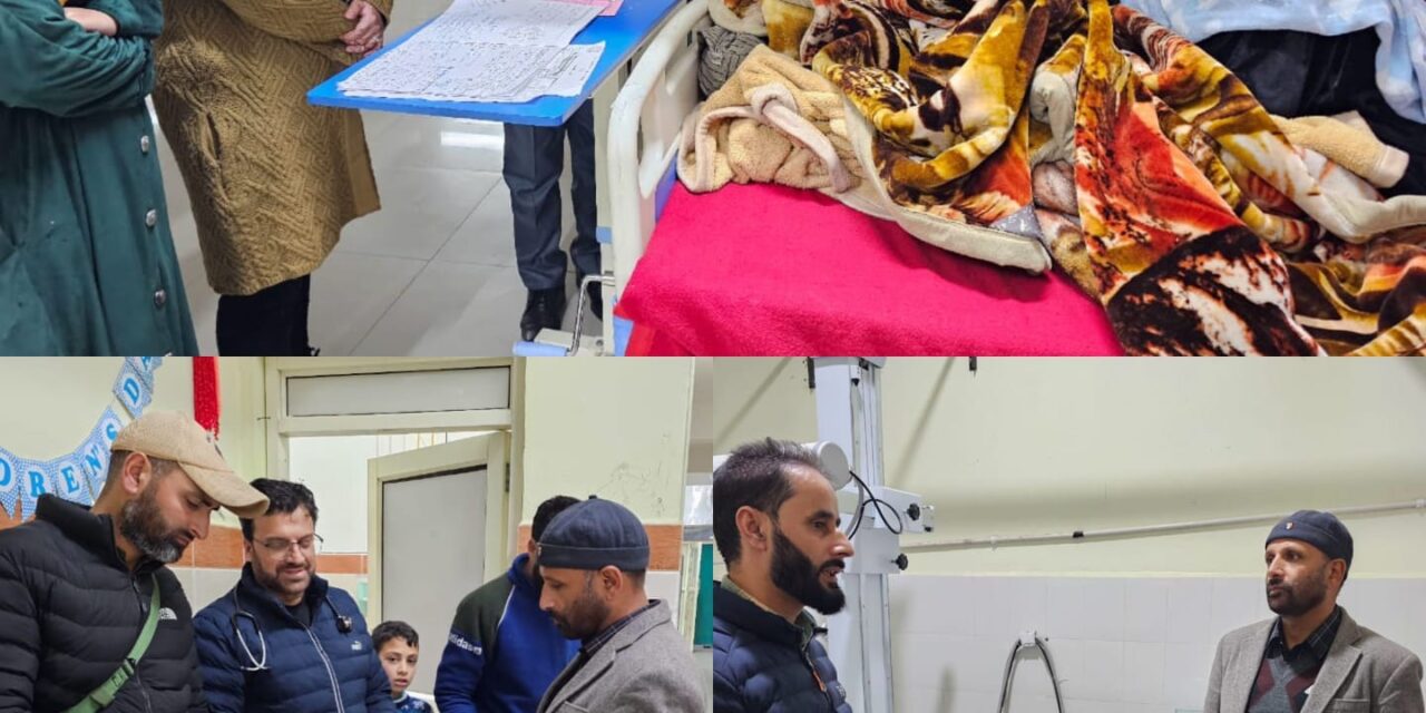 ADC Ganderbal conducts surprise check at District Hospital;Also inspects functioning of PHC shuhama