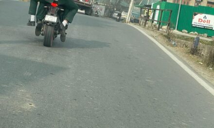 ARTO Anantnag blacklisted the Bike after Dangerous Stunt photos went Viral On Social Media in Ganderbal