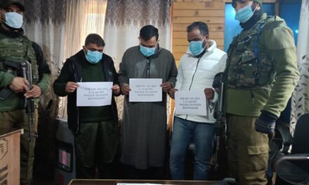 Police Busts Illegal Trade of Counterfeit Gold Biscuits In Budgam, 3 Persons Held: Police