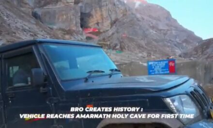 Amarnath Shrine at 13,000 Feet Welcomes First-Ever Four-Wheeler Traffic