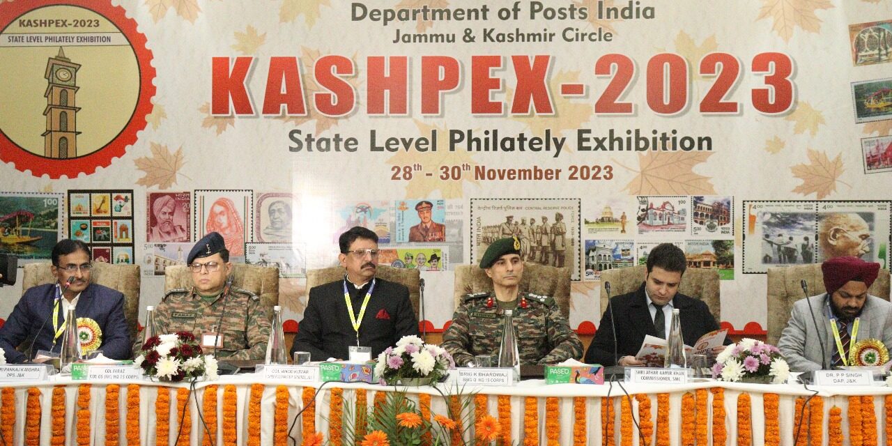 Three day State Level Philatelic Exhibition “KASHPEX-2023” inaugurated at SKICC