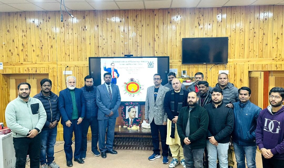 NIT Srinagar commemorates Constitution Day as part of Janjatiya Gaurav Diwas celebrations