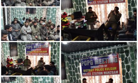 Police facilitates Police Community Partnership Group meetings in Kulgam