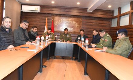 ADGP L&O J&K chairs joint meeting at PCR Kashmir