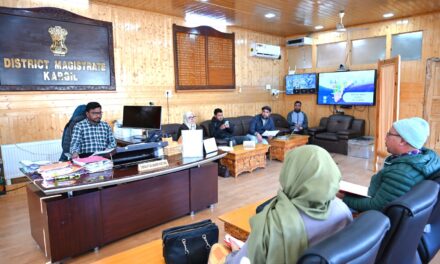 DC Kargil chairs district level Aadhaar monitoring committee meeting