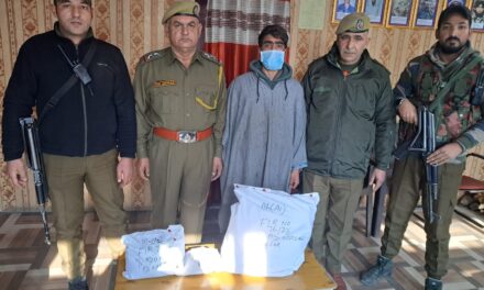 Drug peddler held in Ganderbal:Police