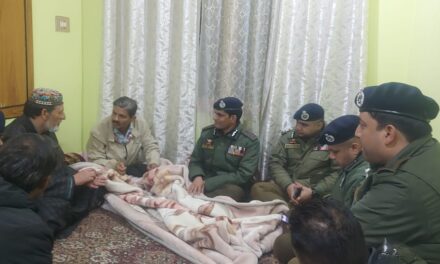 DGP J&K visits Martyr Insp. Masroor’s home expresses condolences and visits BB Cantt Hospital to enquire about injured Police official 